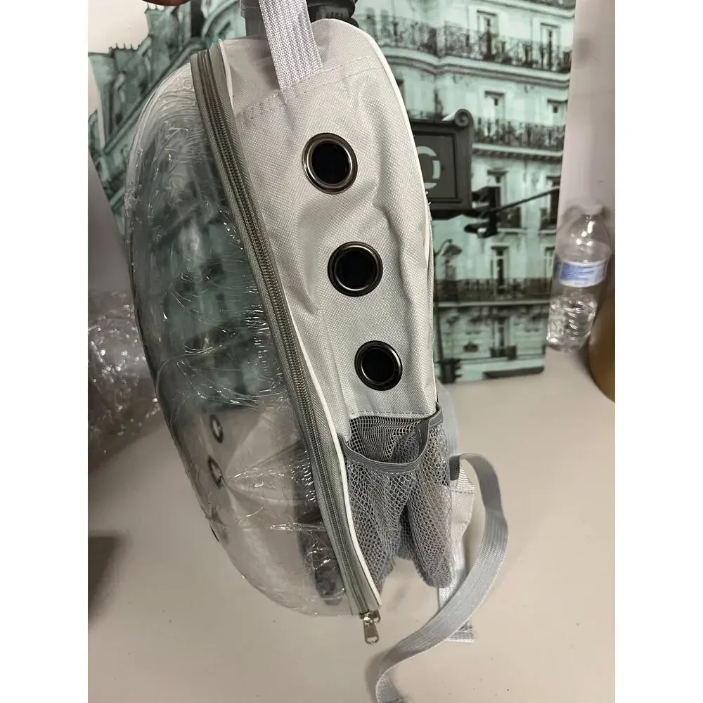Space Capsule Cat Carrier Backpack Breathable Pet Travel Bag For Small Cats Dogs